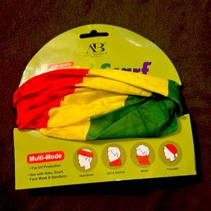 Multi-color sports headwear with Bob Marley image